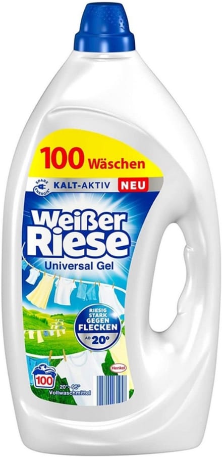 Weißer Riese - Wasmiddel - Gel - Witte Was - 4.5L - 100 Wasbeurten