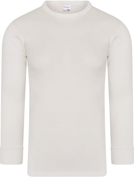 Beeren Thermo Heren Shirts Lange Mouw Ivoor XL