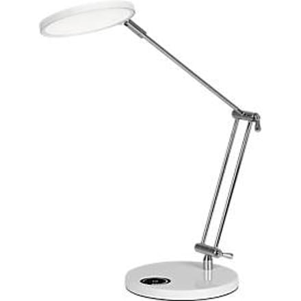 Hansa LED tafellamp Spark, 4000 K, 12 W, dimbaar, memoryfunctie, 600 lm, wit