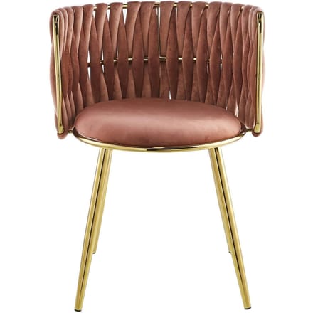Set van 2 eetkamerstoelen Melly velvet | Underbar