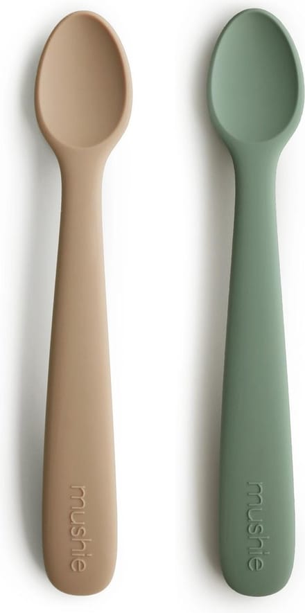 Mushie Kinderbestek Set Lepels - Dried Thyme / Naturel