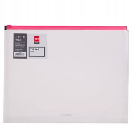Deli A4 Organizer Map met Rits - Rood