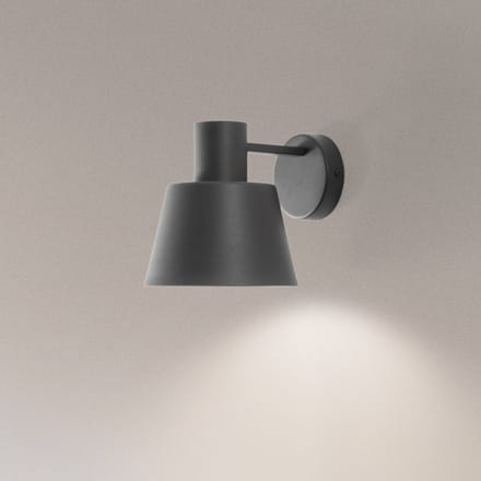 SIGMA Wandlamp Dunka, olijfgroen, 1-lamp, staal, hoogte 17 cm