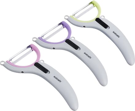 Satoshi Malibu Dunschiller RVS - Draaibaar mes - Roze