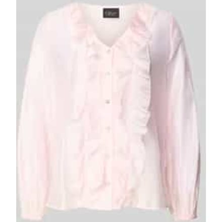 regular fit blouse van lyocellmix