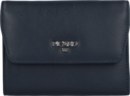 PICARD Leren Portemonnee Bingo Flap Wallet Ocean Blauw