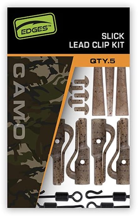 Fox Carp Edges Camo Slik Lead Clip Kit