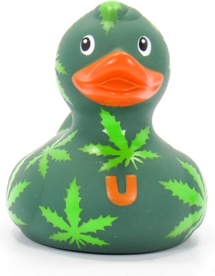 Luxury mini HEMP Duck van Bud Duck: Mooiste Design badeend ter Wereld