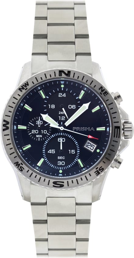 Prisma horloge P.2030 Chrono Explorer Blue 10 ATM