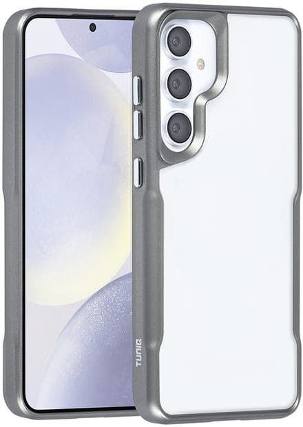 TUNIQ telefoonhoesje voor Samsung Galaxy S24 Plus - Siliconen backcover - Grijs