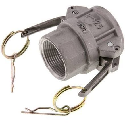 Camlock DN 32 (1 1/4'') Koppeling AluminiumRp 1 1/4'' met binnendraad Type D MIL-C-27487
