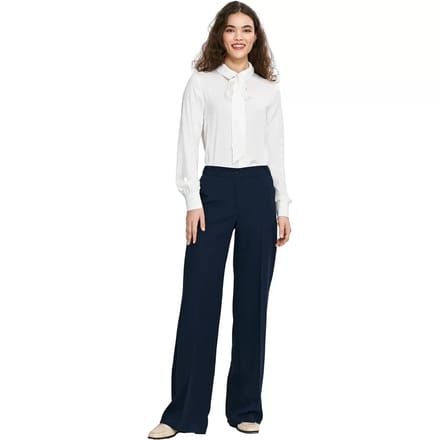 Dames elastische broek Nife Wide Leg