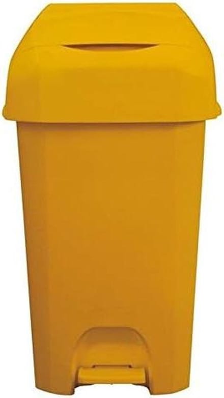 Luieremmer - Afvalbak - Babykamer - Robuust ontwerp - 60 liter - Geel