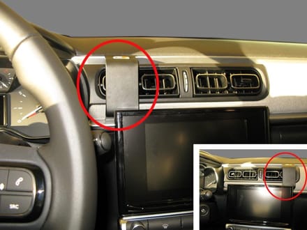 Brodit ProClip houder geschikt voor Citroën C3 2017-2021 Center mount