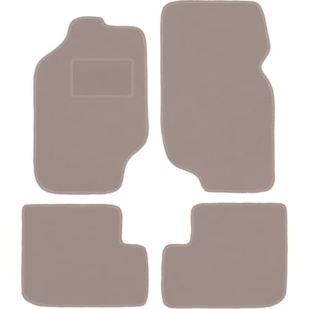 Beige veloursmatten voor: Rover 200 hatchback (2000-2005)