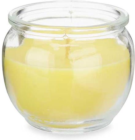 Ibergarden Citronella kaars in houder - glas - 20 branduren