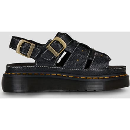 Dr. Martens Wrenlie Open Platform Sandals, Vrouwen, Zwart, Sandalen, maat: 36