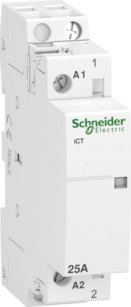 Schneider Electric Acti9 ict contactor 16a 1no+1nc 230v 18 mm