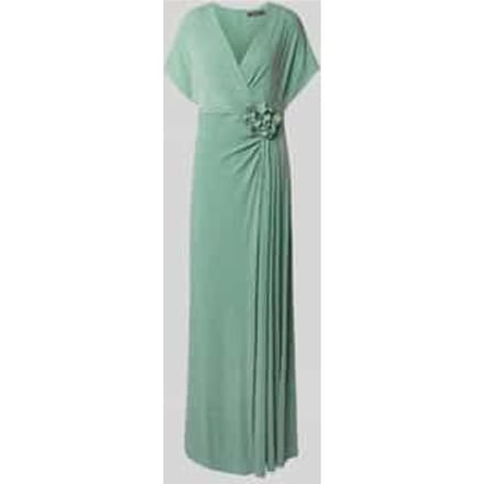 Maxi-jurk in wikkellook met V-hals