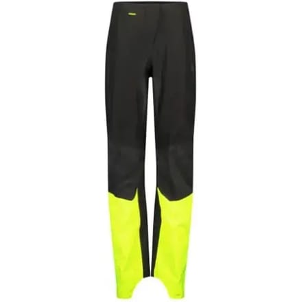 AGU Tech Commuter - Regenbroek Heren - Neon Hi-vis - Winddicht en Waterdicht - Reflecterende Print - Verstevigd Zitvlak - S