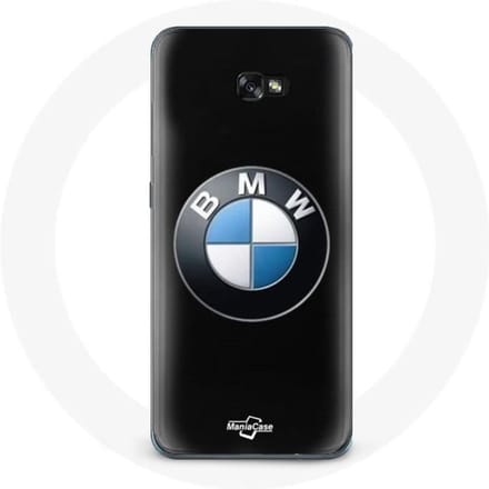 Coque pour Samsung A5 2016 BMW Logo fond noir zwart
