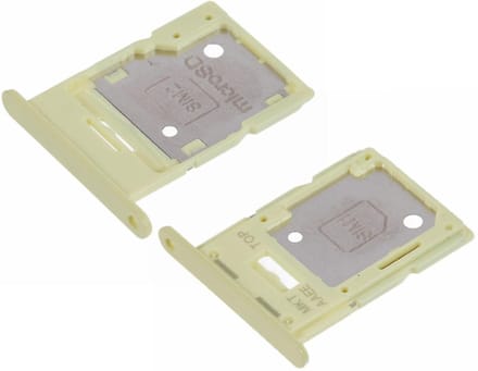 Voor Samsung A15 5G A156 Simkaart houder Geel