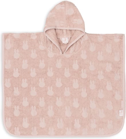 Jollein Badponcho Badstof Miffy Jacquard Wild Rose