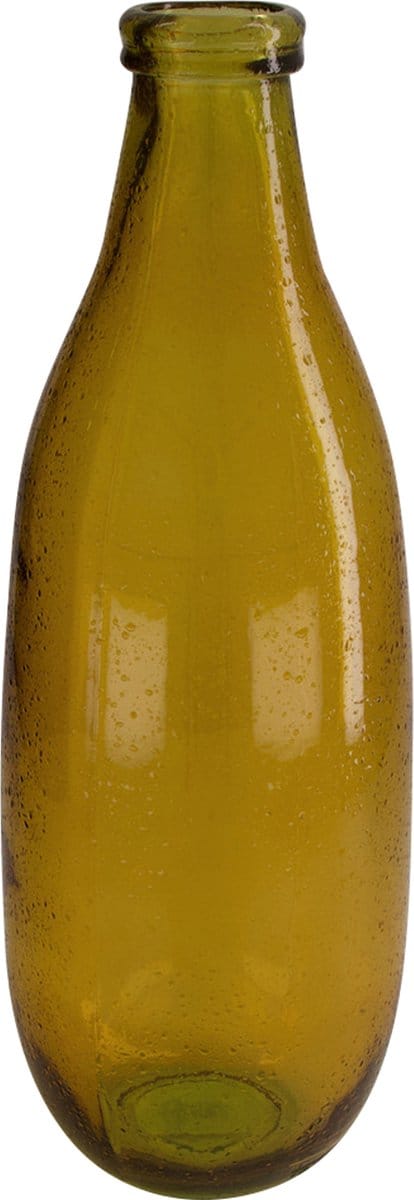 Dijk Natural Collections-Vaas gerecycled glas-Bruin-15x40