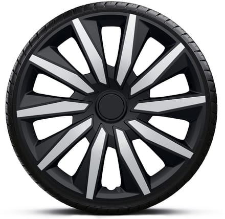 Gorecki Wieldoppenset Decente 15" Zwart/Zilver