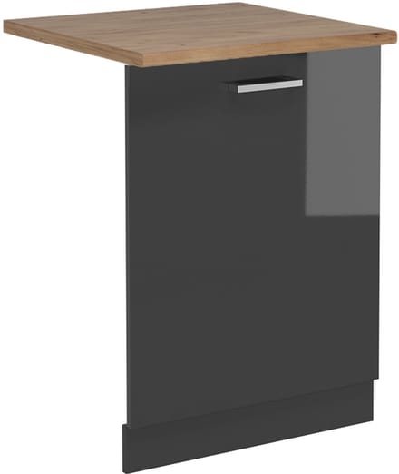 Vicco R-Line Vaatwasserfrontpaneel – 60 cm, WB Eik Antraciet Hoogglans
