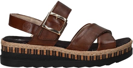 Rieker Sandalen - Dames - Bruin - Maat:40
