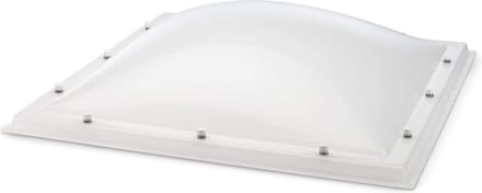 Domelite lichtkoepel enkelwandig - opaal 0700 x 0700 mm