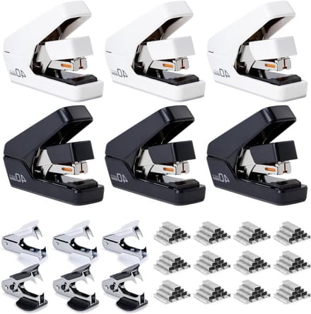 Nietmachine Set - Bureau Nietmachine - Documenten Ordenen - 80% Minder Inspanning - 40 Vel Capaciteit - Wit & Zwart