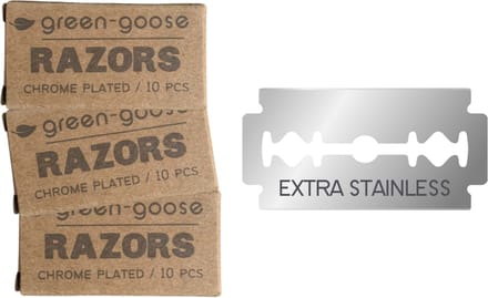 Smooth Refills - 30  Double Edge safety razor blades - scheermesjes - shavette