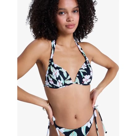 Roxy Essentials Pt Molded Fixed Triangle Bikinitop Zwart S Vrouw