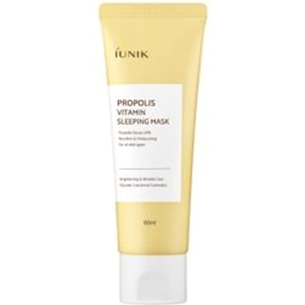 iUNIK Masque de nuit à la propolis et à la vitamine 60 ml - Masque hydratant et régénérant pour le visage pour la nuit
