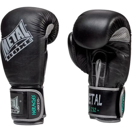 Leren bokshandschoenen Metal Boxe heracles