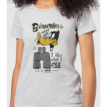 Looney Tunes ACME Binoculars Women's T-Shirt - Grey - M