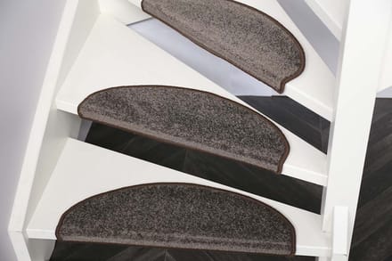 Trapmatten Twist- 15 stuks-65x20x4 cm-Bruin