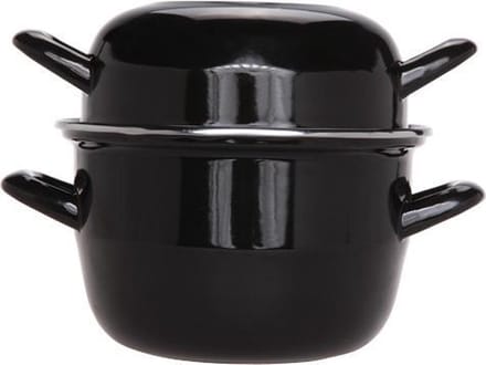 Cosy&Trendy Mosselpan - Ø 18 cm - 1,2 kg - 2L8 - Zwart