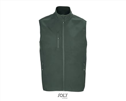 SOL'S Men´s Falcon Zipped Softshell Bodywarmer L03825 - Forest Green - M