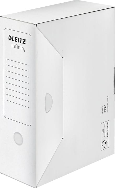 LEITZ archiefdoos Infinity met sluitstrip, div. breedtes
