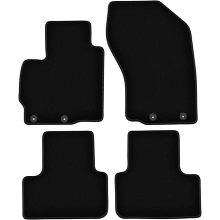 BASIC zwarte velours matten voor: Mitsubishi ASX crossover (2010-2019)