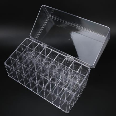 36 Vakken Stofdicht Transparant Lippenstift Opbergdoos Organizer Opbergrek gray
