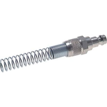 Vernikkeld Messing DN 5 Luchtkoppeling Insteeknippel 4x6 mm Push-On Buigbescherming Draaibaar