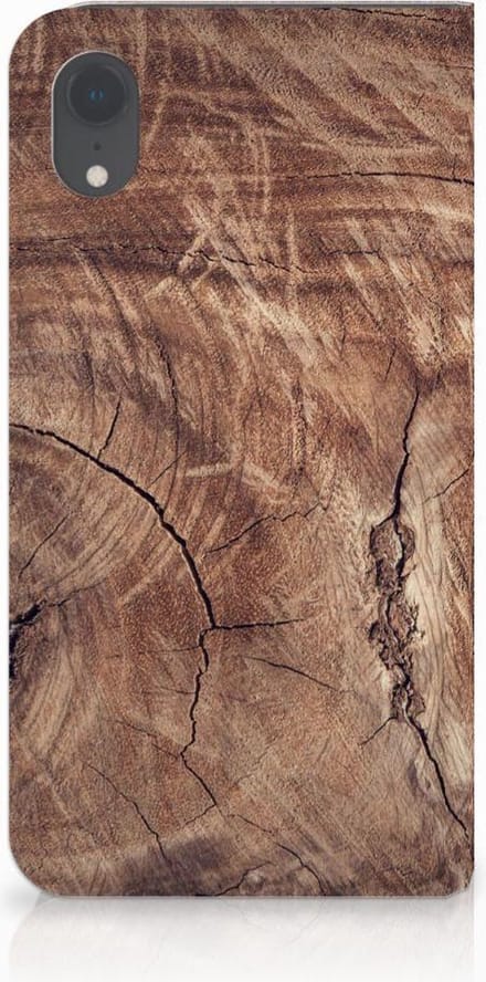 Apple iPhone Xr Book Wallet Case Tree Trunk