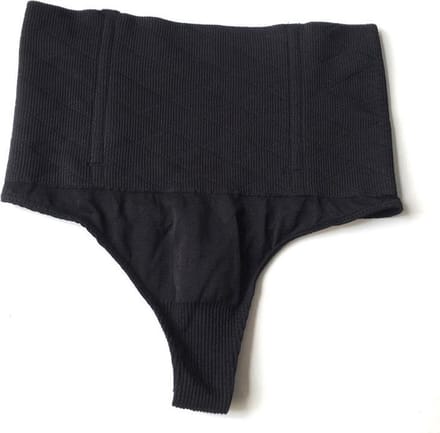 Scoby - Correctie Ondergoed - Shapewear - High Waist String - Maat 40/42 - Zwart