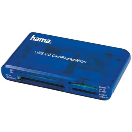 Hama USB 2.0 30 in 1 KaartlezerSchrijver - kaartlezer - USB 2.0