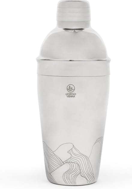 Leopold Vienna - Cocktail shaker 500ml RVS Mountains - shakebeker - met lasergravure