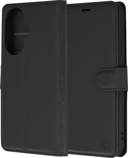 Hoesje geschikt voor Huawei nova 12s - Techsuit Leather Folio Book Wallet Case - Zwart